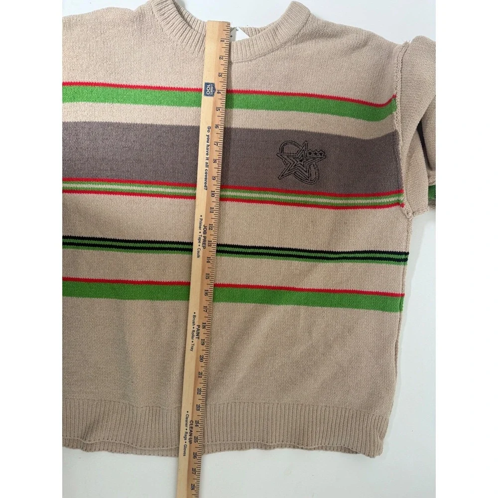 NEW BDG Sweater Women's Medium Urban Outfitters Knit Striped Pullover‎ Beige
